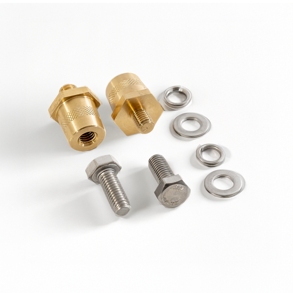 Polos de Auto Bronce M8 / Par