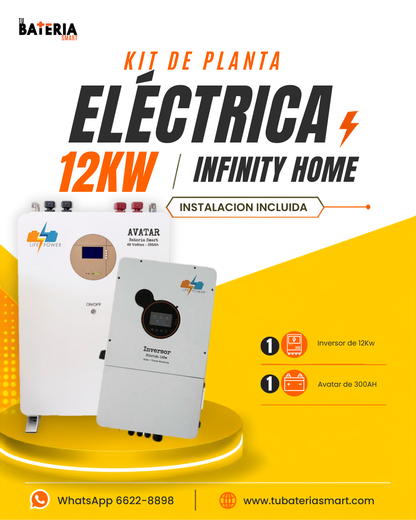 Kit Infinity Home · Planta Eléctrica 12kw
