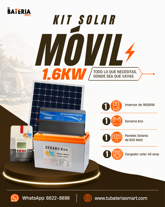 Kit Solar Móvil 1.6kW