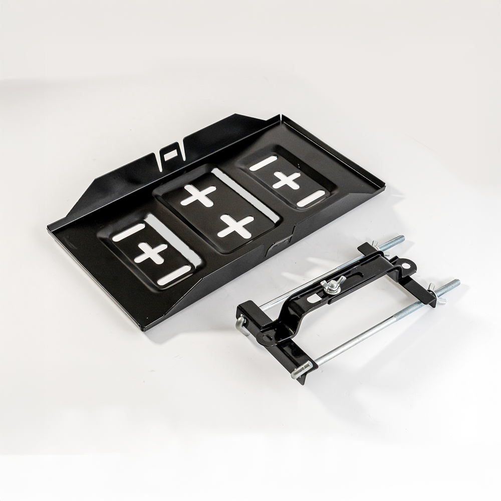 Juegos de soporte y anclaje para baterias