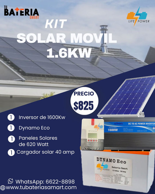 Kit Solar Móvil 1.6kw