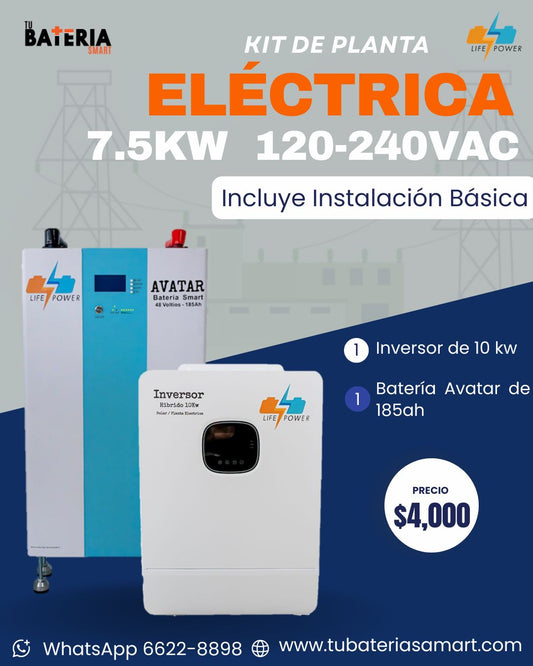 Kit de Respaldo Planta Eléctrica 10kw