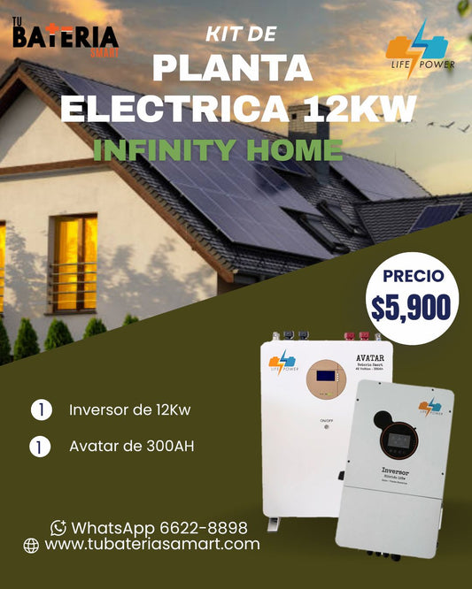 Kit Infinity Home · Planta Eléctrica 12kw