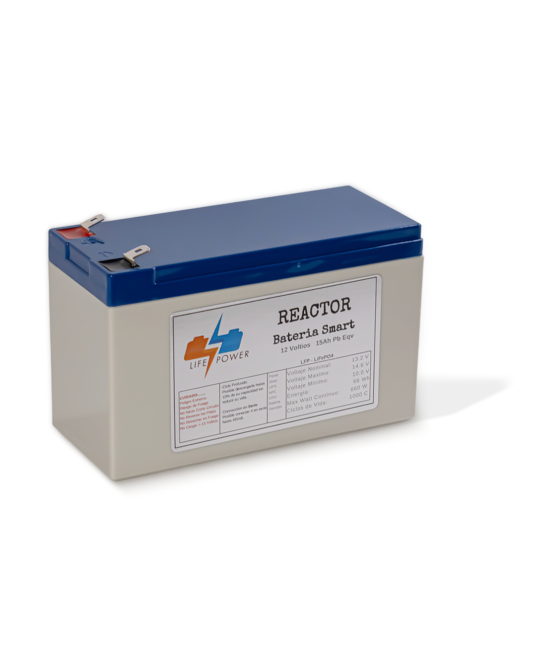 REACTOR UPS 12V 15Ah Pb Eqv