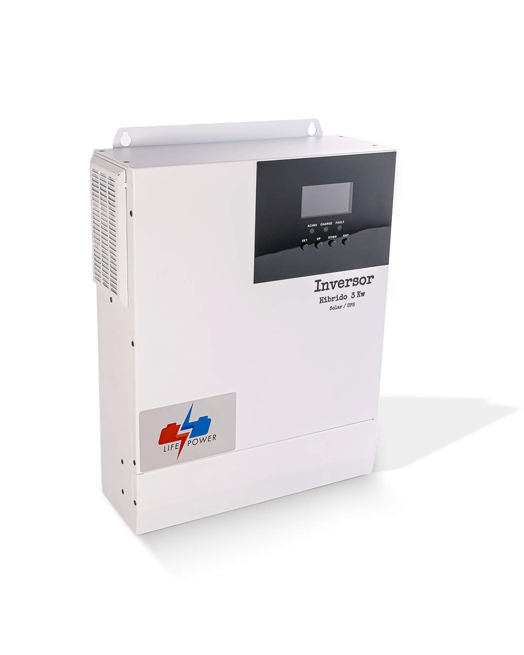 Inversor Híbrido 3KW (pantalla y conexiones) incluido en el kit