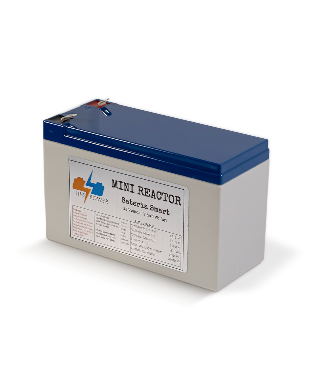 MINI REACTOR 12V 7.5Ah Pb Eqv